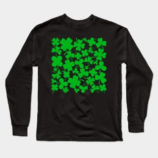 St Patrick’s Day Shamrocks Long Sleeve T-Shirt